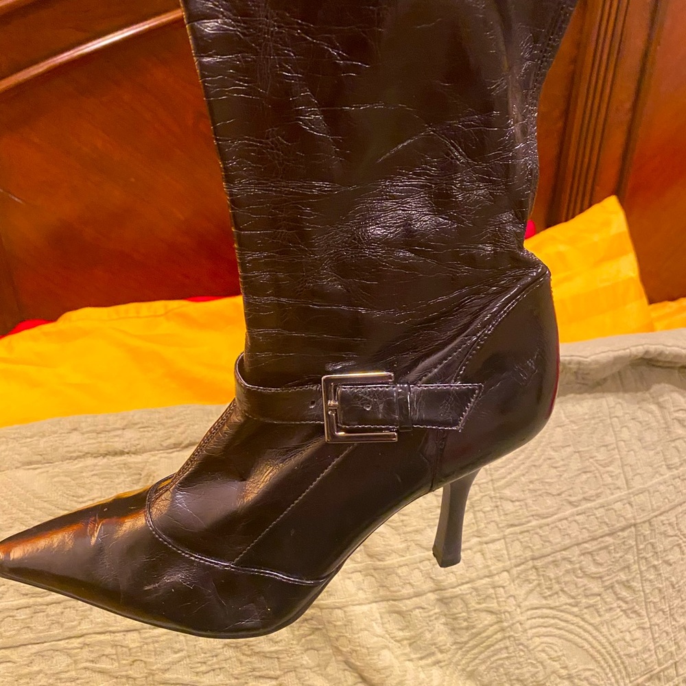 Gianni Binni, stiletto heel pointed toe boots.